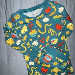 Little Sleepies Pasta Two-Piece Pajama Set